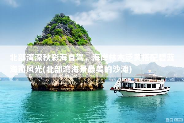 北部湾深秋彩海自驾，海岸林木泛黄搭配碧蓝海面风光(北部湾海景最美的沙滩)