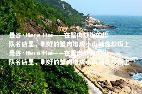 曼谷·Here Hai——在蟹肉炒饭的排队名店里，剥好的蟹肉堆成小山铺在炒饭上_曼谷·Here Hai——在蟹肉炒饭的排队名店里，剥好的蟹肉堆成小山铺在炒饭上